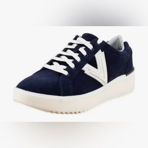 Vionca Kearney Navy and White Sneakers